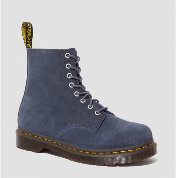 Dr. Martens Shoes - Doc Martens blue suede boots!